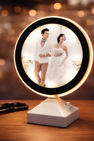 Round Magic Mirror LED Frame ( 8 × 8)