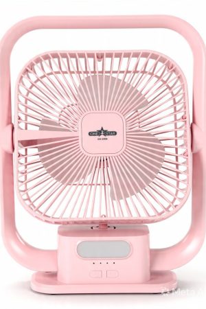 KINGSHAN MAXXON RECHARGABLE DESK FAN KL-278A WITH LED LAMP (Copy)